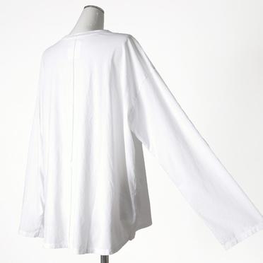 "CLARE"ロゴロングスリーブT-shirts　WHITE No.6