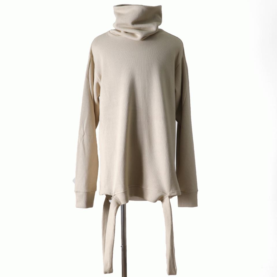 Turtle Neck Knit Pullover　IVORY