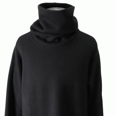 Turtle Neck Knit Pullover　BLACK No.7