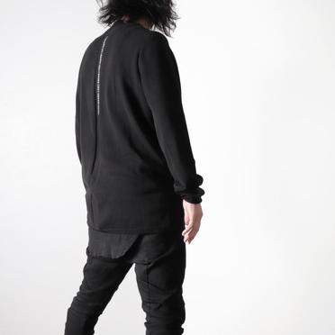 Crew Neck Pullover　BLACK No.18