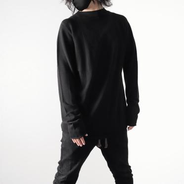 Crew Neck Pullover　BLACK No.20