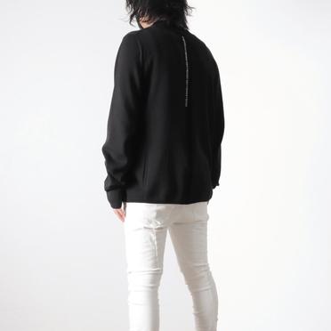 Mock Neck Pullover　BLACK No.16