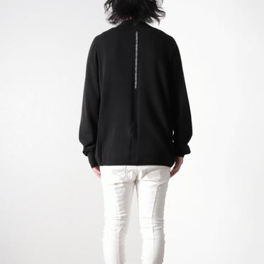 Mock Neck Pullover　BLACK No.17