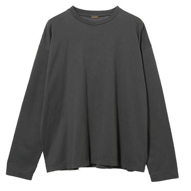 "MLINE"バックロゴプリントロングスリーブT-shirts　CHARCOAL No.2