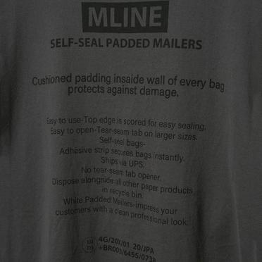 "MLINE"バックロゴプリントロングスリーブT-shirts　CHARCOAL No.3