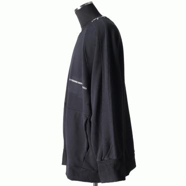 Damage Sweat Oversized Pullover　BLACK No.3
