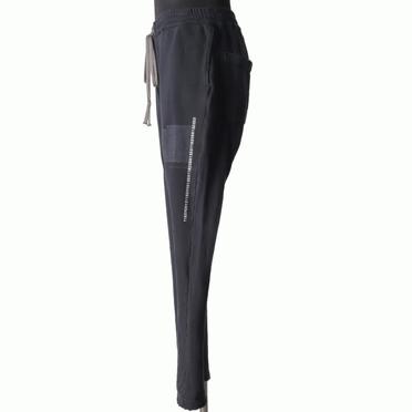 [SALE] 30%OFF　A.F ARTEFACT Damage Sweat Sarrouel Skinny　BLACK No.3