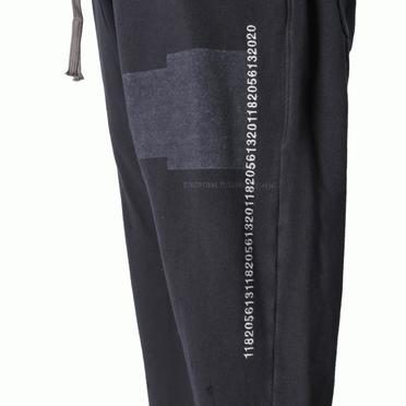 [SALE] 30%OFF　A.F ARTEFACT Damage Sweat Sarrouel Skinny　BLACK No.10