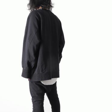 Damage Sweat Oversized Pullover　BLACK No.18
