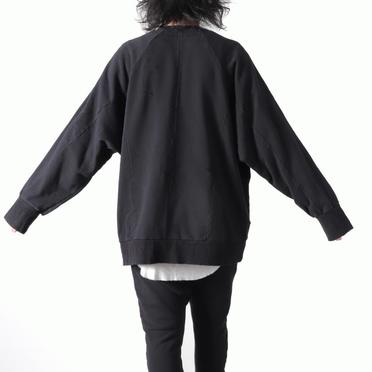 Damage Sweat Oversized Pullover　BLACK No.20