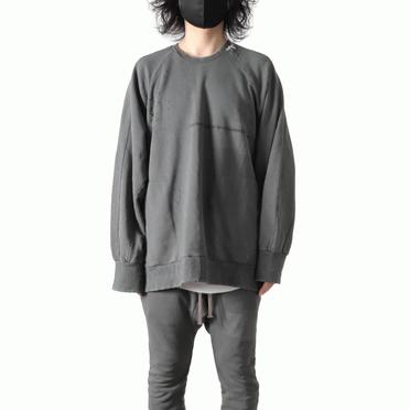 Damage Sweat Oversized Pullover　GREY No.15