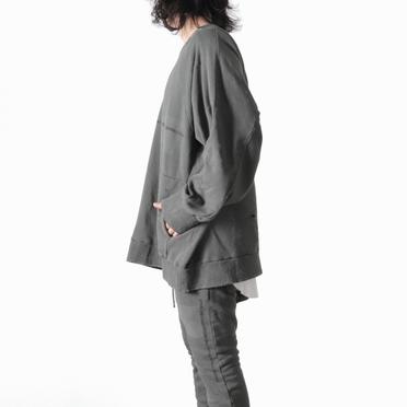 Damage Sweat Oversized Pullover　GREY No.17