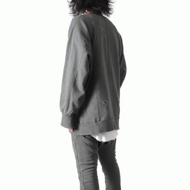 Damage Sweat Oversized Pullover　GREY No.18