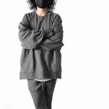 Damage Sweat Oversized Pullover　GREY No.23