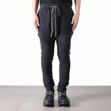 [SALE] 30%OFF　A.F ARTEFACT Damage Sweat Sarrouel Skinny　BLACK No.15