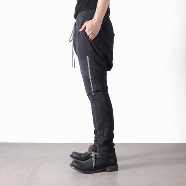 [SALE] 30%OFF　A.F ARTEFACT Damage Sweat Sarrouel Skinny　BLACK No.17