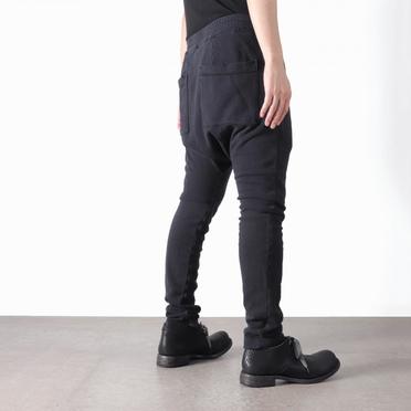 [SALE] 30%OFF　A.F ARTEFACT Damage Sweat Sarrouel Skinny　BLACK No.21