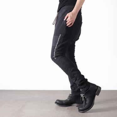 [SALE] 30%OFF　A.F ARTEFACT Damage Sweat Sarrouel Skinny　BLACK No.23