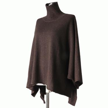 poncho like high neck P/O　BROWN No.2