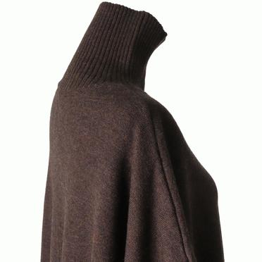 poncho like high neck P/O　BROWN No.8