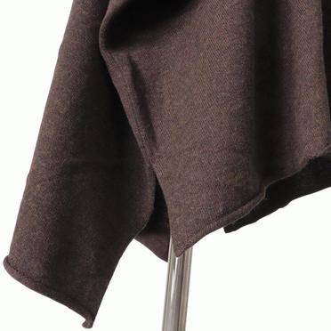 poncho like high neck P/O　BROWN No.10