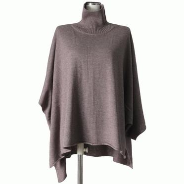 poncho like high neck P/O　BEIGE No.1