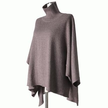 poncho like high neck P/O　BEIGE No.2