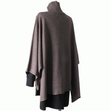 poncho like high neck P/O　BEIGE No.4