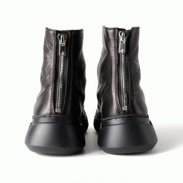 DRAPE BOOTS SNEAKERS　Burned Horse BLACK No.7