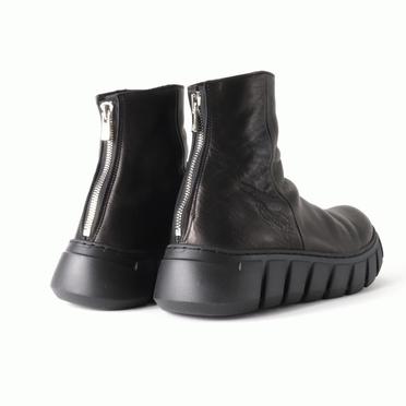 DRAPE BOOTS SNEAKERS　Burned Horse BLACK No.8