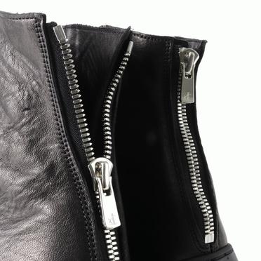 DRAPE BOOTS SNEAKERS　Burned Horse BLACK No.12