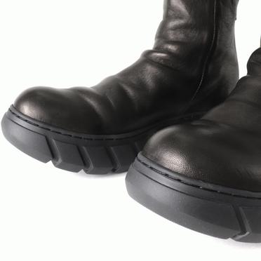 DRAPE BOOTS SNEAKERS　Burned Horse BLACK No.13