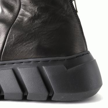 DRAPE BOOTS SNEAKERS　Burned Horse BLACK No.14