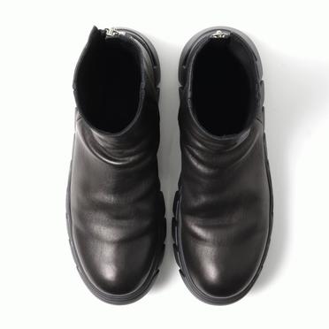 DRAPE BOOTS SNEAKERS　Burned Horse BLACK No.15