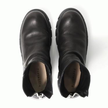 DRAPE BOOTS SNEAKERS　Burned Horse BLACK No.16