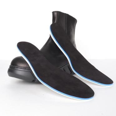 DRAPE BOOTS SNEAKERS　Burned Horse BLACK No.18