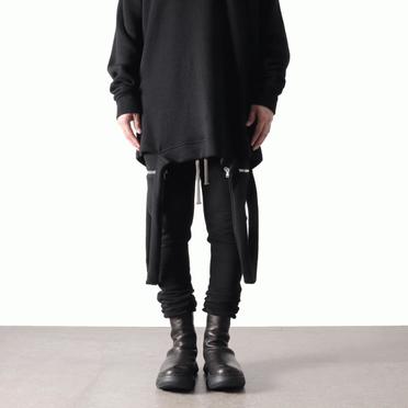 DRAPE BOOTS SNEAKERS　Burned Horse BLACK No.19