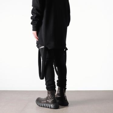 DRAPE BOOTS SNEAKERS　Burned Horse BLACK No.22