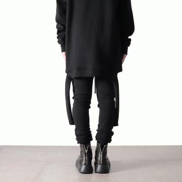 DRAPE BOOTS SNEAKERS　Burned Horse BLACK No.23