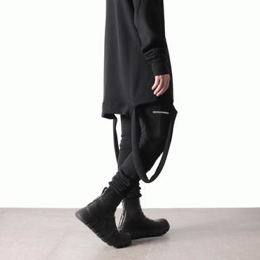 DRAPE BOOTS SNEAKERS　Burned Horse BLACK No.25