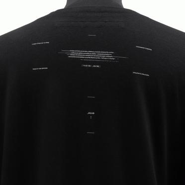 DRAPE LS T-SHIRTS　BLACK No.9