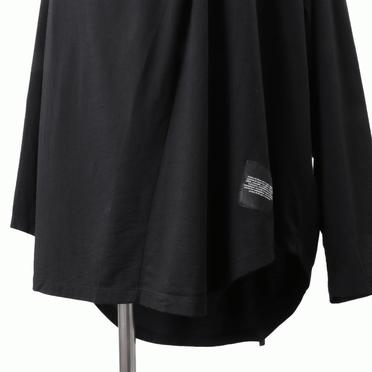 DRAPE LS T-SHIRTS　BLACK No.12