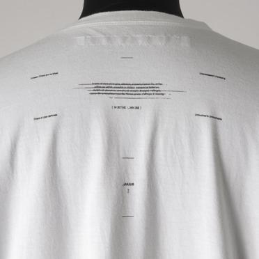 DRAPE LS T-SHIRTS　OFF WHITE No.9