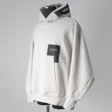 NYLON COMBO HOODED PARKA　LIGHT GRAY No.2