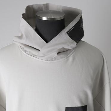 NYLON COMBO HOODED PARKA　LIGHT GRAY No.7