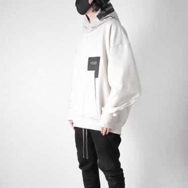 NYLON COMBO HOODED PARKA　LIGHT GRAY No.16