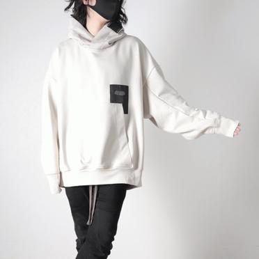 NYLON COMBO HOODED PARKA　LIGHT GRAY No.20