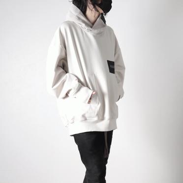 NYLON COMBO HOODED PARKA　LIGHT GRAY No.22