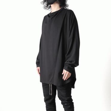 DRAPE LS T-SHIRTS　BLACK No.14