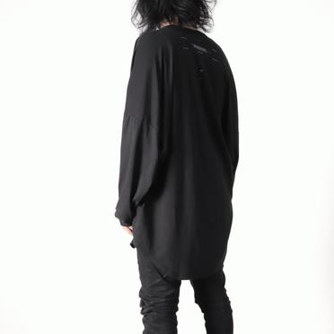 DRAPE LS T-SHIRTS　BLACK No.16